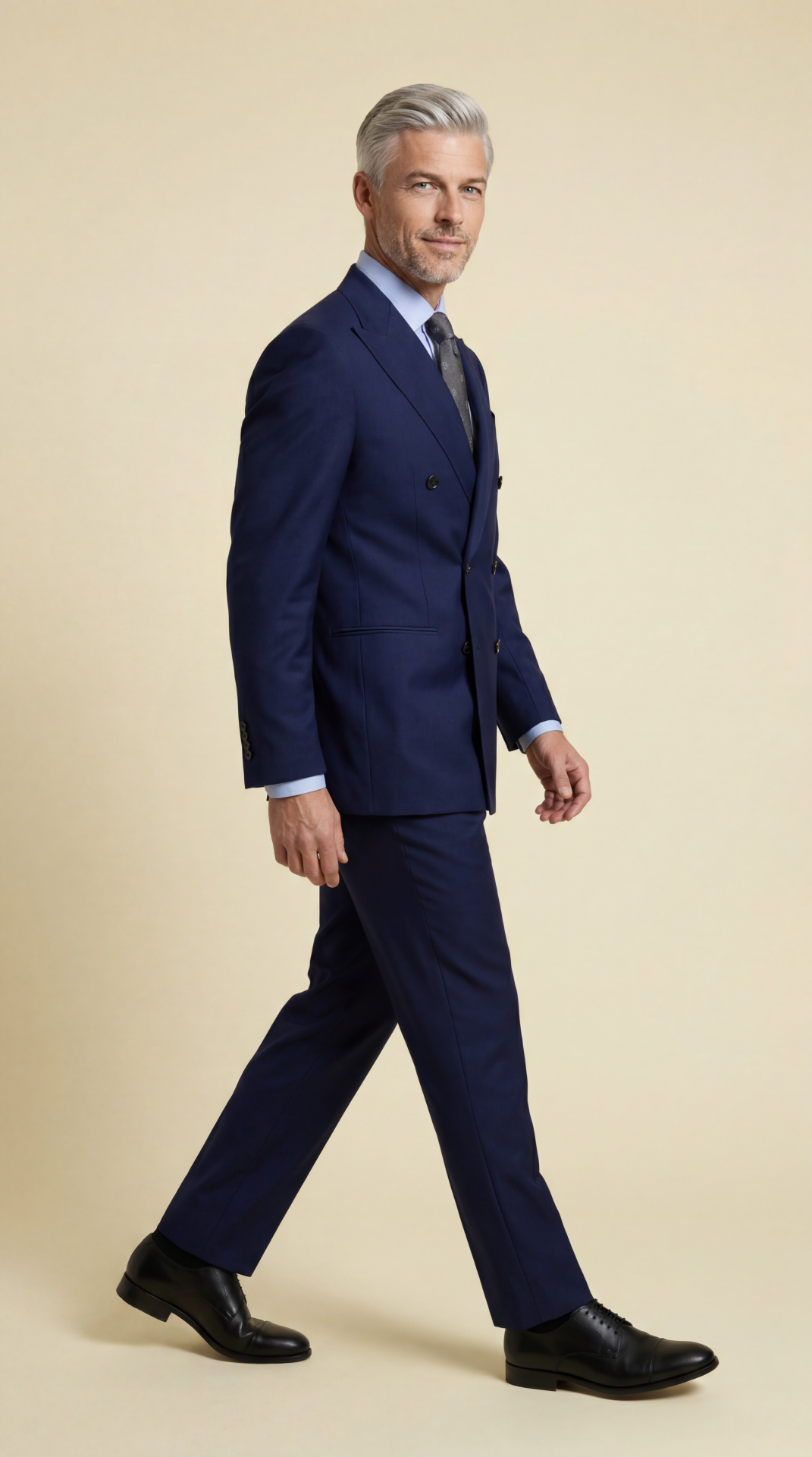 LACİVERT KRUVAZE TAKIM ELBİSE