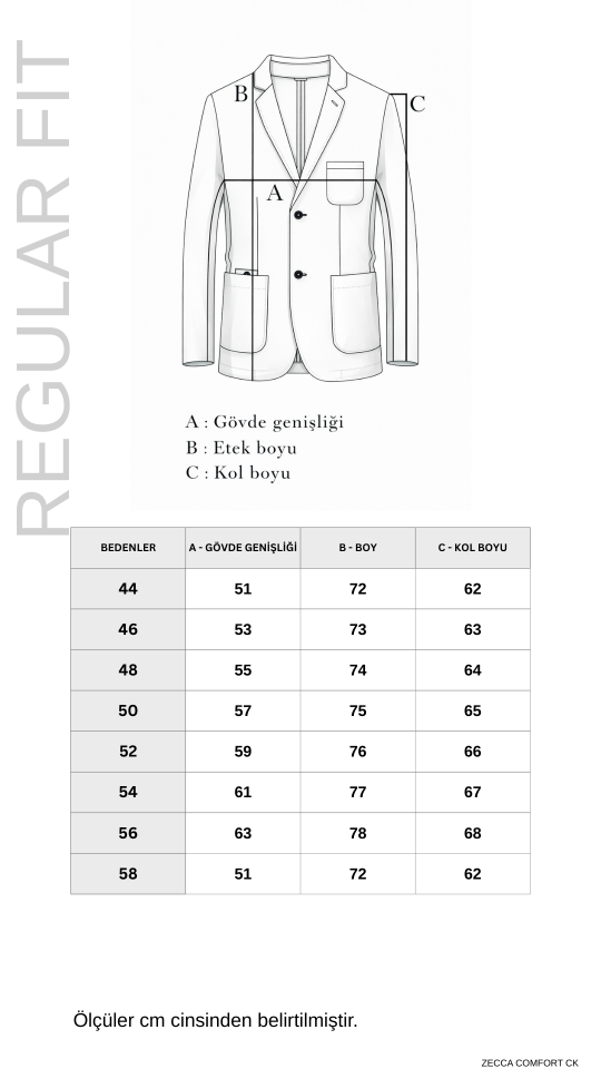 FÜME KRUVAZE TAKIM ELBİSE