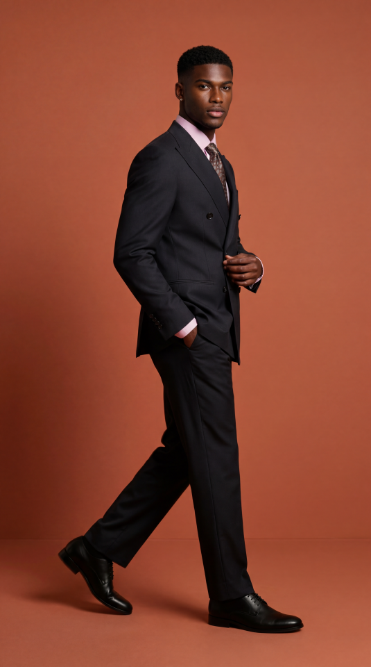 FÜME FLANEL TAKIM ELBİSE