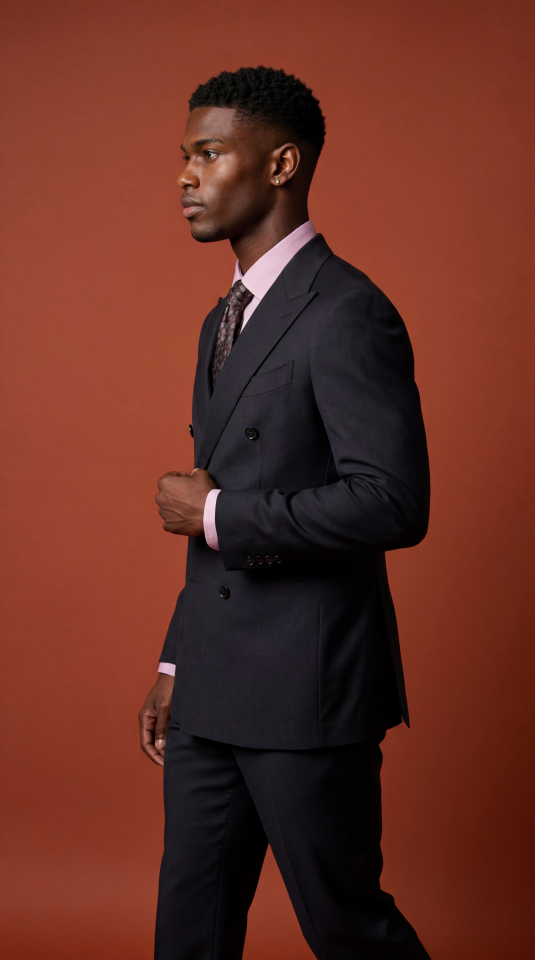 FÜME FLANEL TAKIM ELBİSE