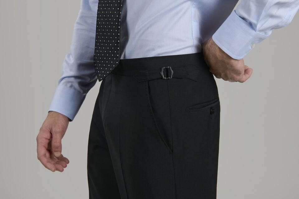 Yünsa Wool&Lycra Double-breasted Suit