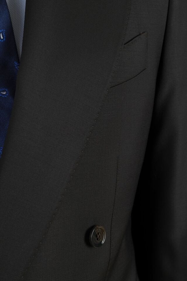 Yünsa Wool&lycra Double-breasted Suit