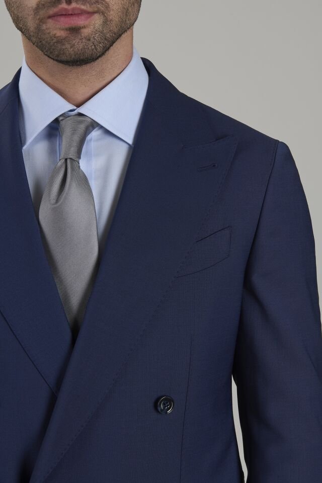 Yünsa Wool&Lycra Double-breasted Suit