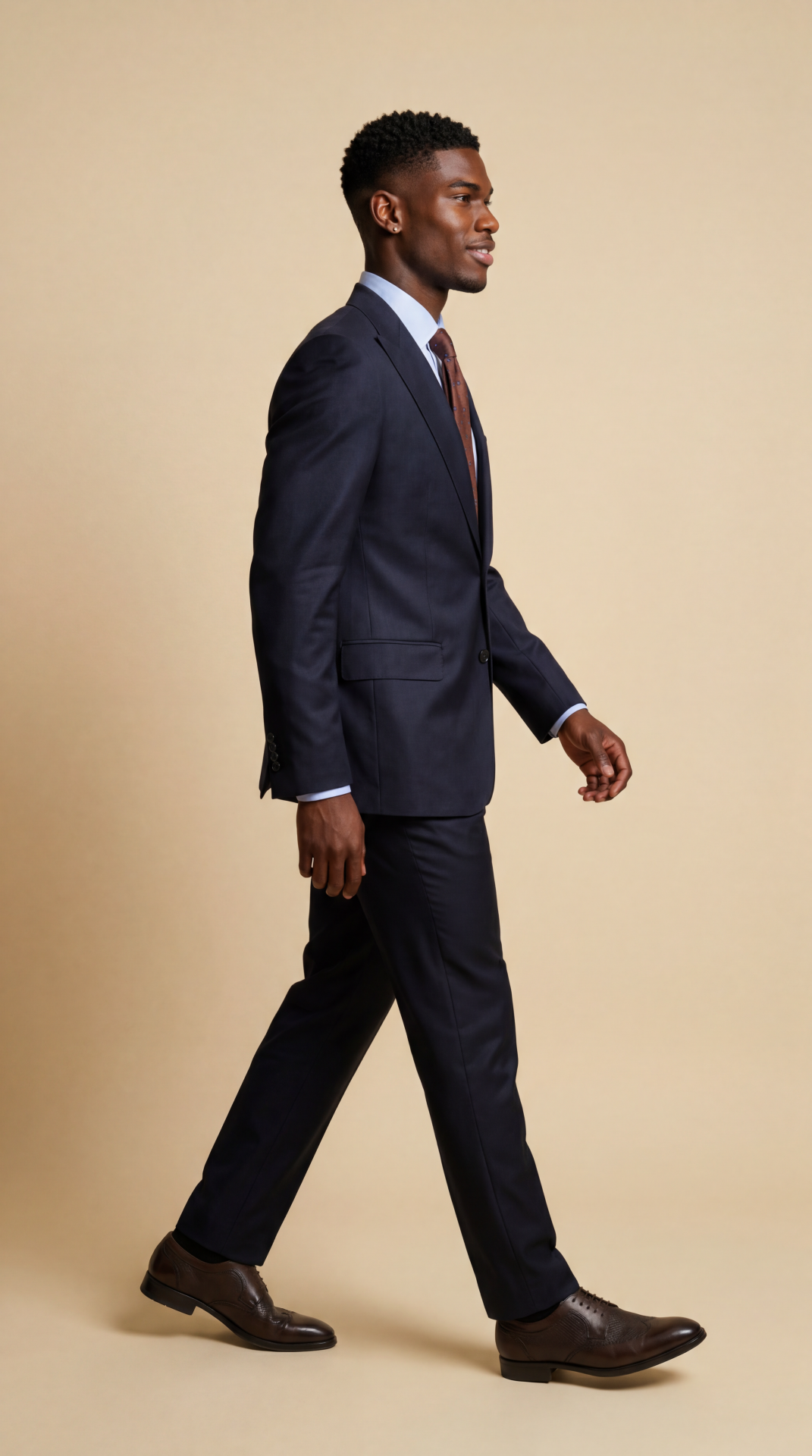 BROADWAY SİVRİ YAKA LACİVERT TAKIM ELBİSE