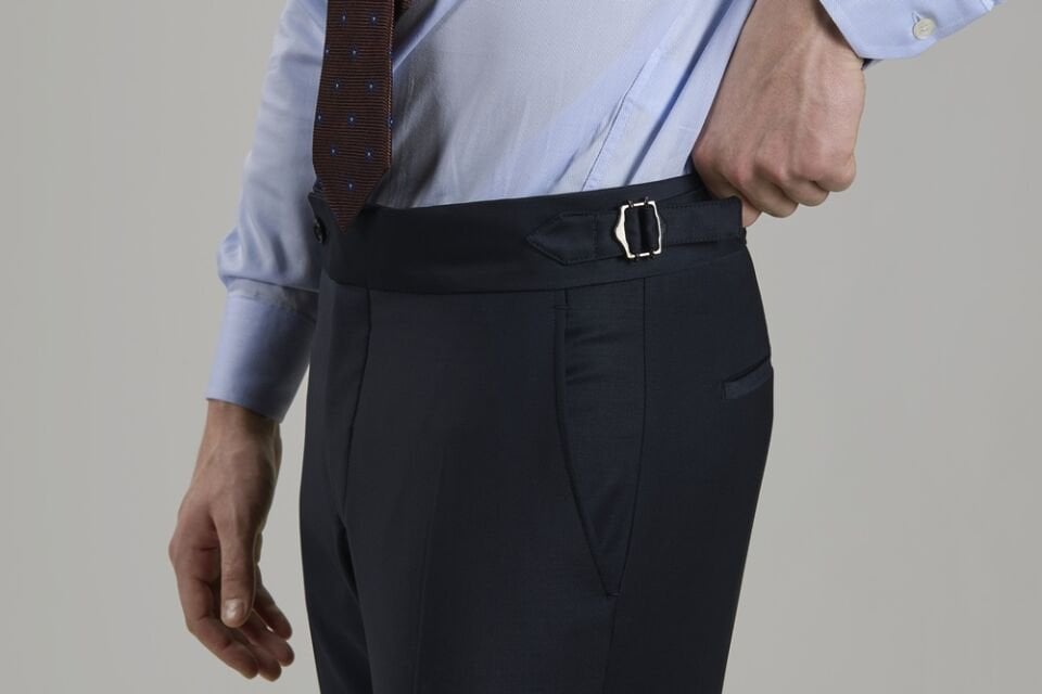 Yünsa Peak Lapel Wool&Lycra Suit