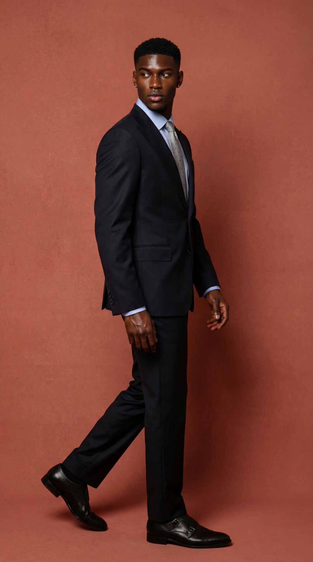 BROADWAY SİVRİ YAKA SİYAH TAKIM ELBİSE