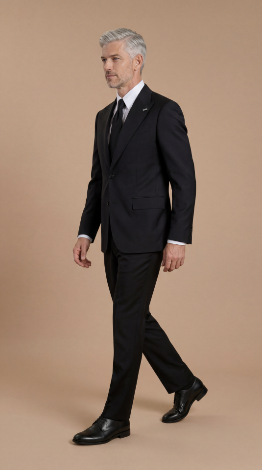 CERRUTI SİVRİ YAKA HALF CANVAS TAKIM ELBİSE