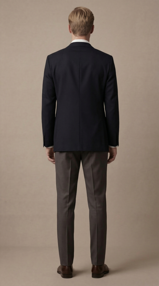 FINITURA FELLICE FLANEL SİYAH YÜN BLAZER