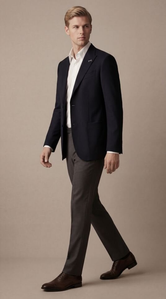 FINITURA FELLICE FLANEL SİYAH YÜN BLAZER