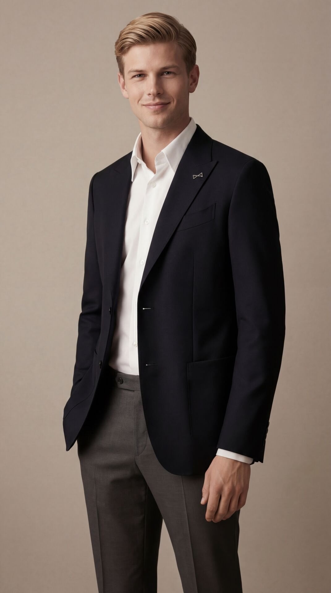 FINITURA FELLICE FLANEL SİYAH YÜN BLAZER