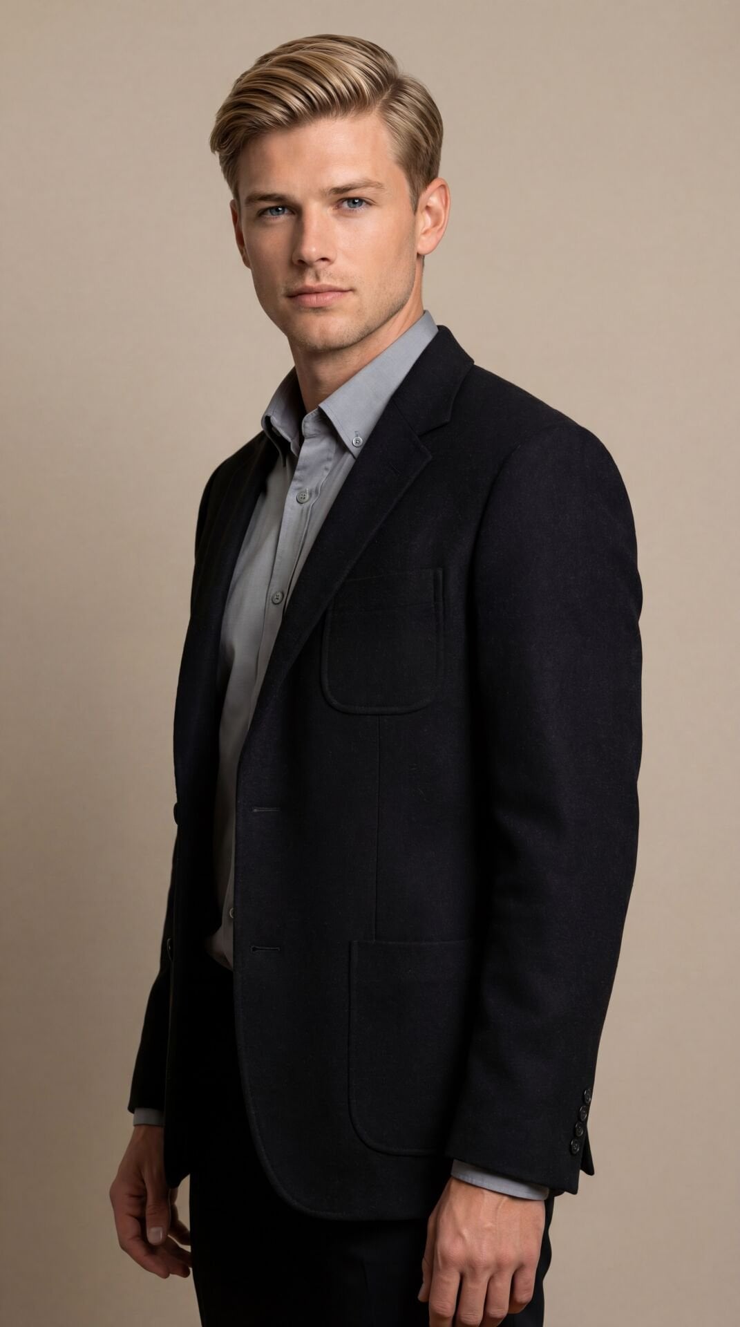 ERMENEGILDO  ZEGNA YÜN KAŞMİR SİYAH BLAZER