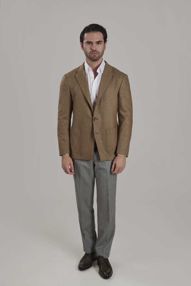 Lambswool Woven Jacket