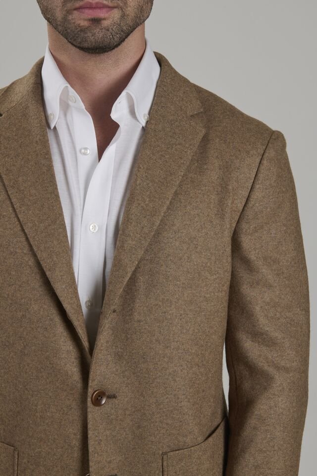 Lambswool Woven Jacket