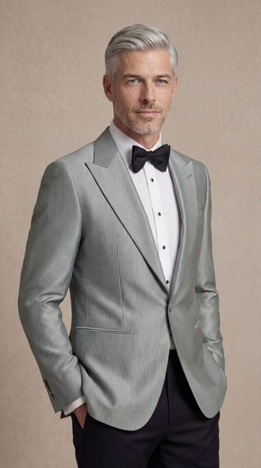 BRUNELLO SİVRİ YAKA MİNT YEŞİLİ SMOKİN