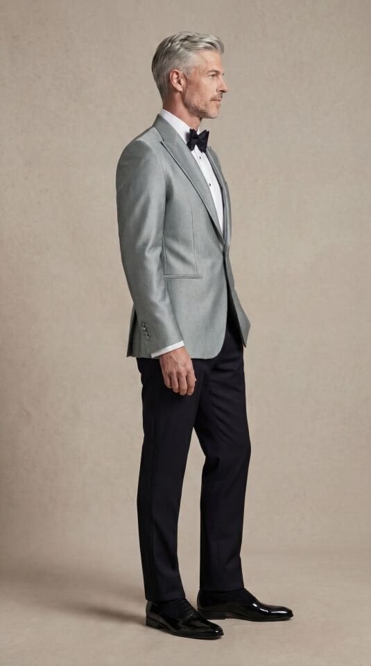 BRUNELLO SİVRİ YAKA MİNT YEŞİLİ SMOKİN