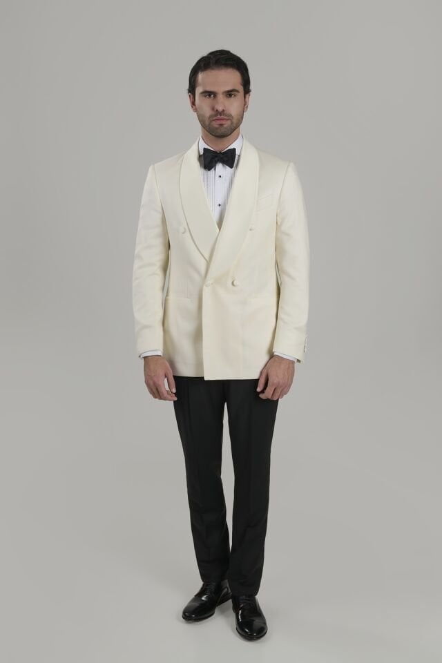 Double-breasted Shawl Lapel Tuxedo ( 4 buttoned)
