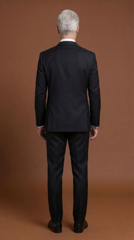 BRUNELLO SİVRİ YAKA SİYAH SMOKİN