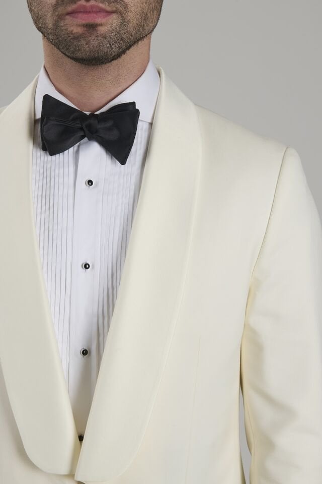 Shawl Lapel, Gold buttoned Tuxedo
