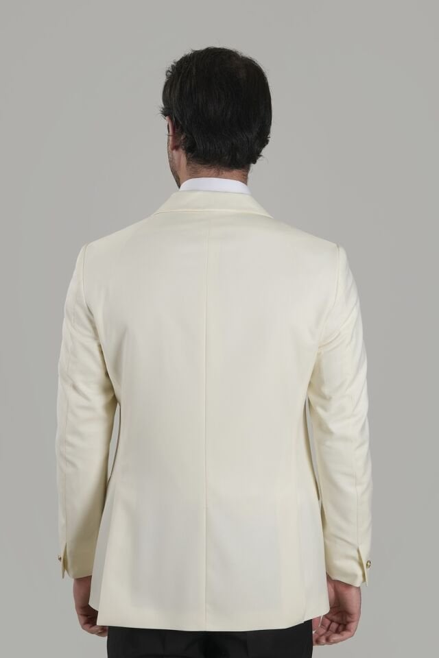 Shawl Lapel, Gold buttoned Tuxedo