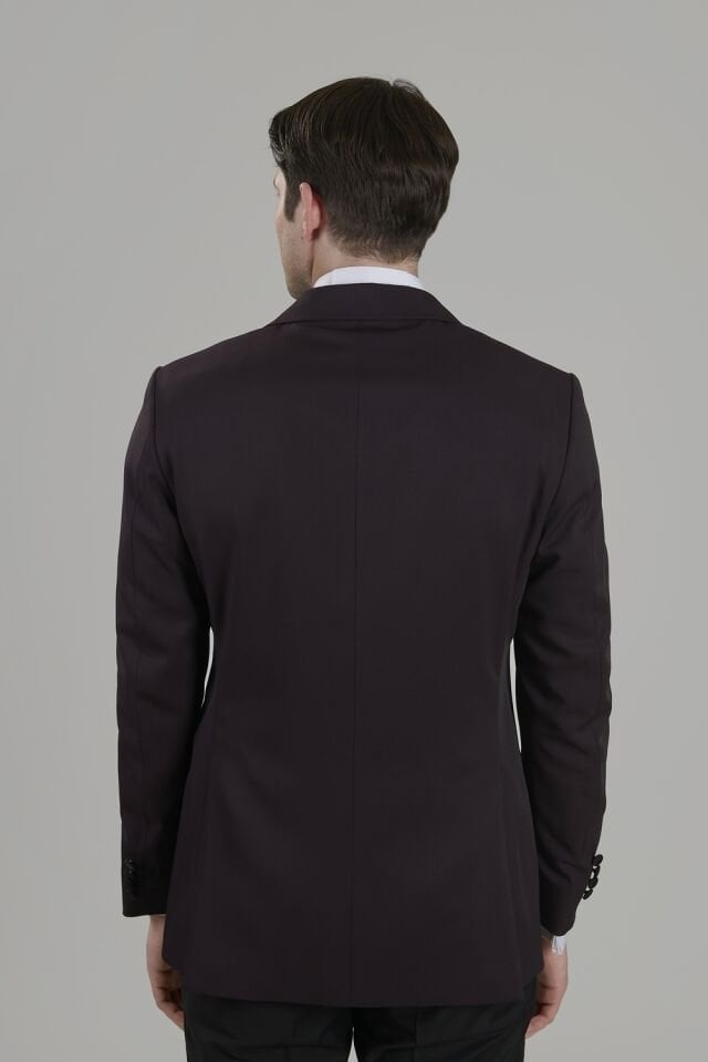 Peak Lapel Burgundy Tuxedo