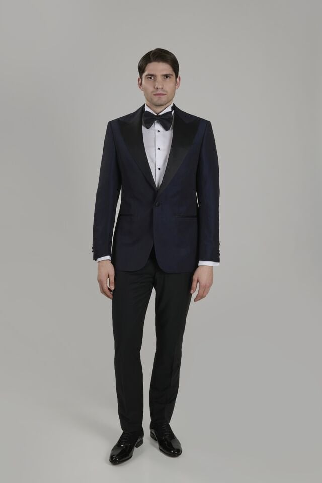 Tessuti Piomentesi Peak Lapel Tuxedo