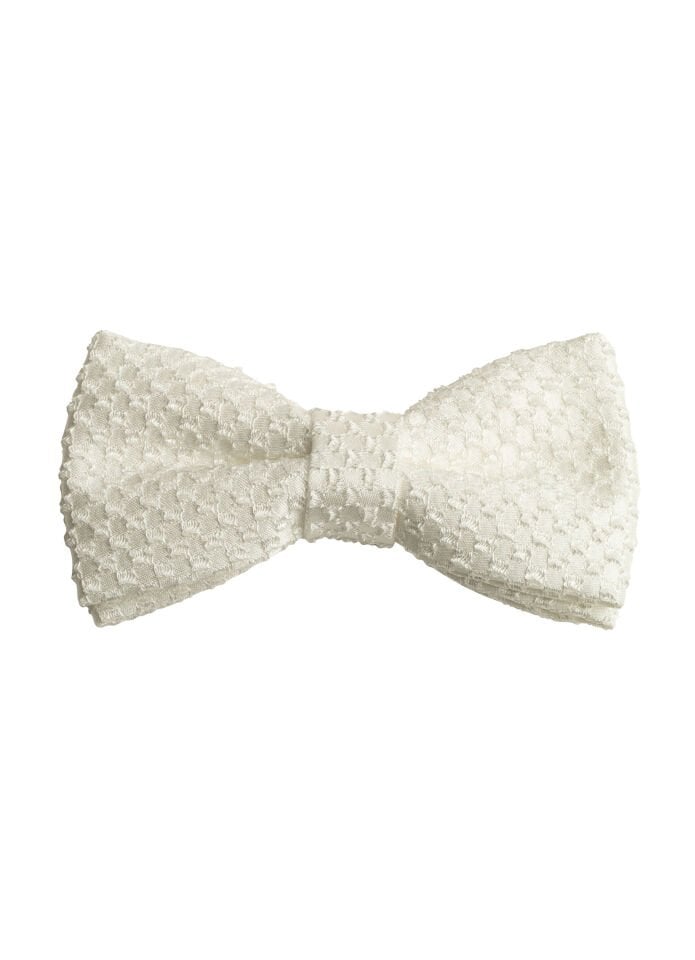 Bow Tie, Ceremony Paisley White