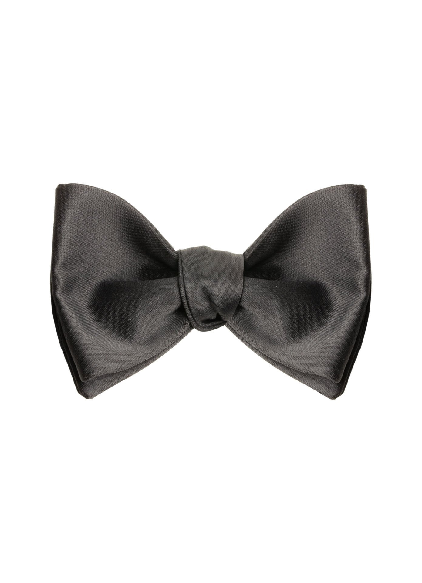 Bow Tie, Satin Grey