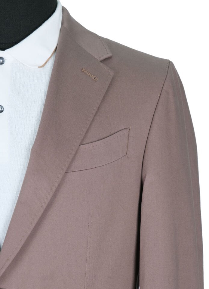 Dark Silver Cotton Suit