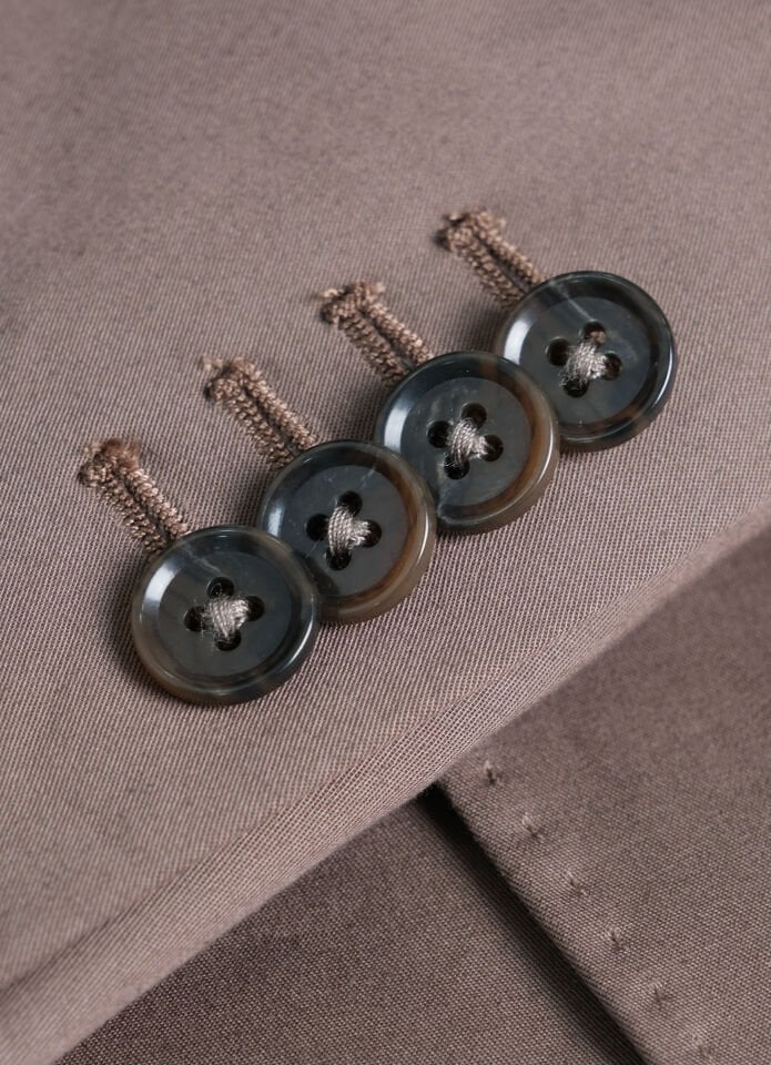 Dark Silver Cotton Suit