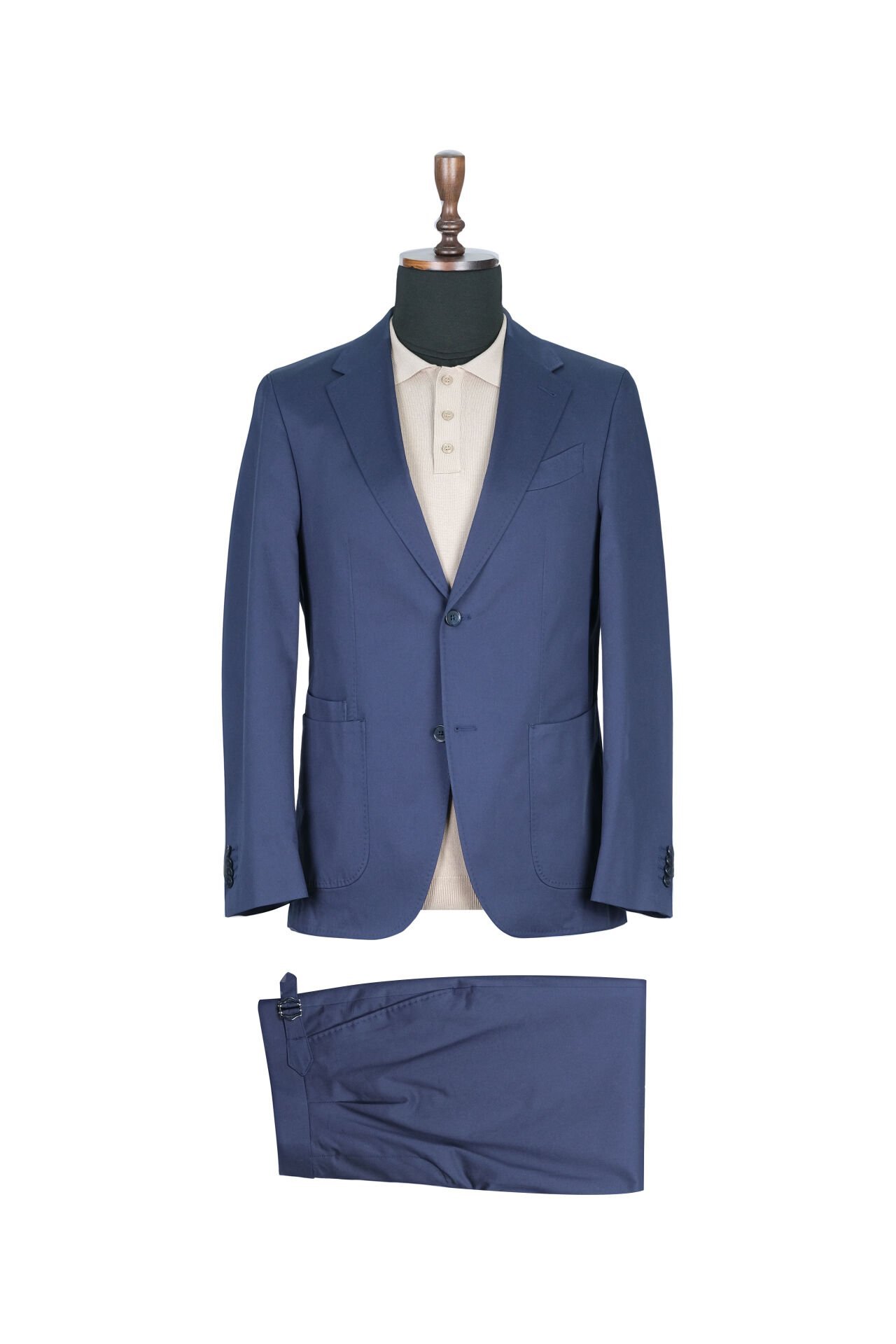 Navy Cotton Suit
