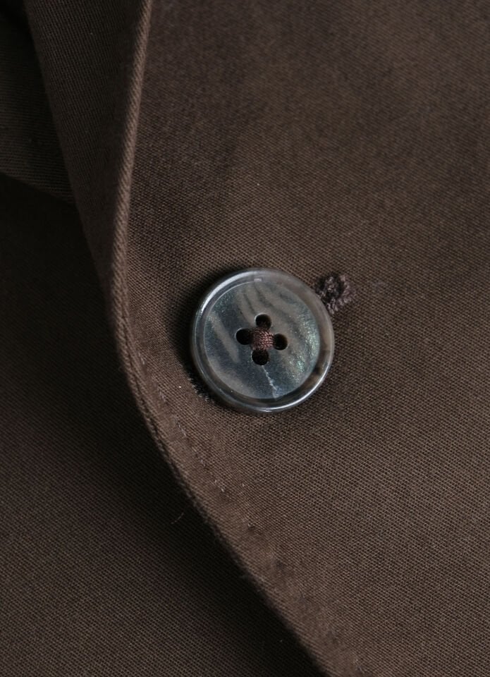 Dark Brown Cotton Suit