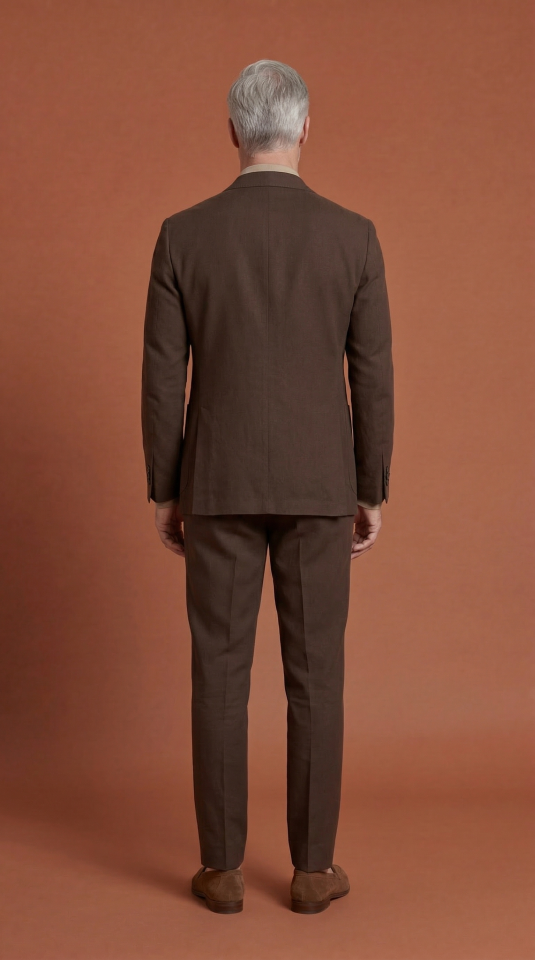 KOYU KAHVE KOTON TAKIM ELBİSE