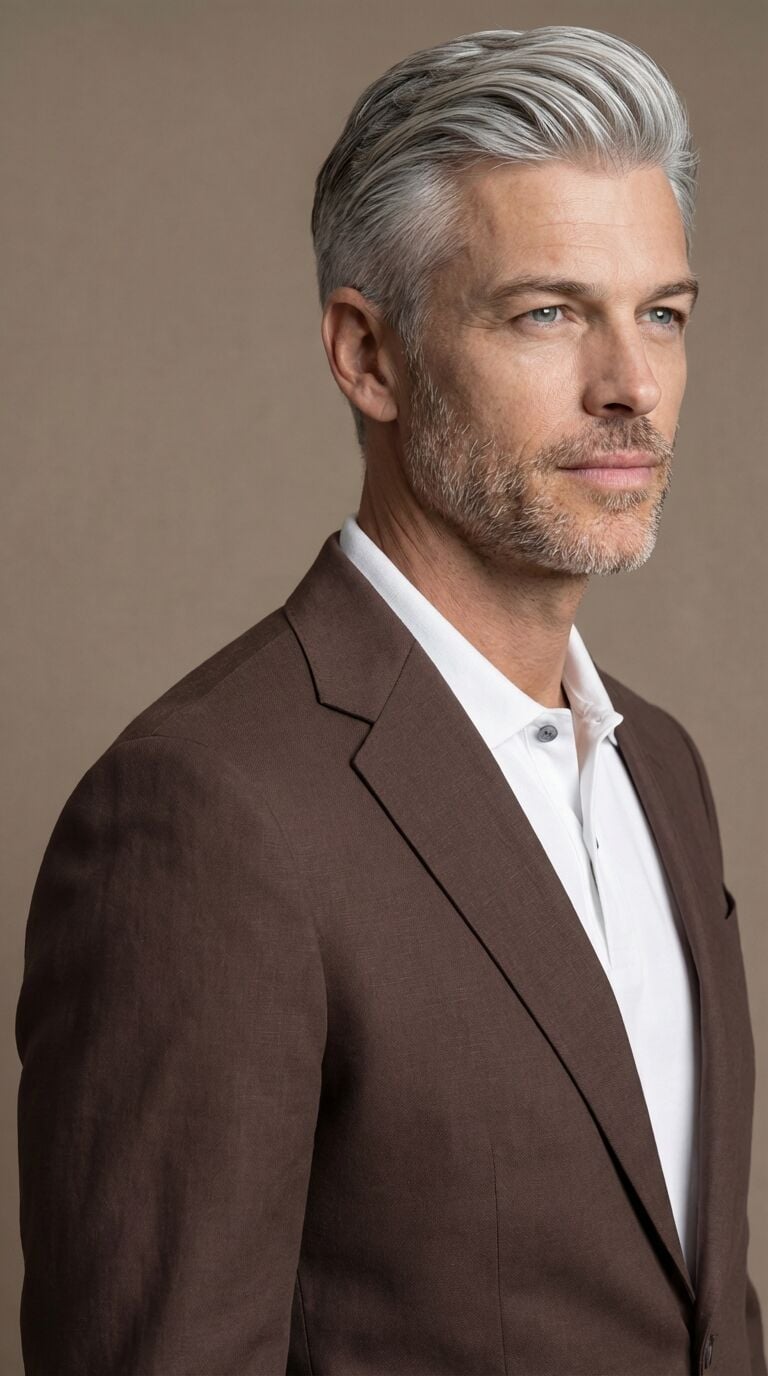 KOYU KAHVE KOTON TAKIM ELBİSE