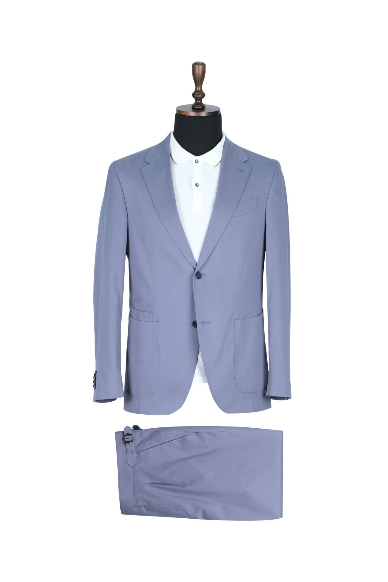 Light Blue Cotton Suit