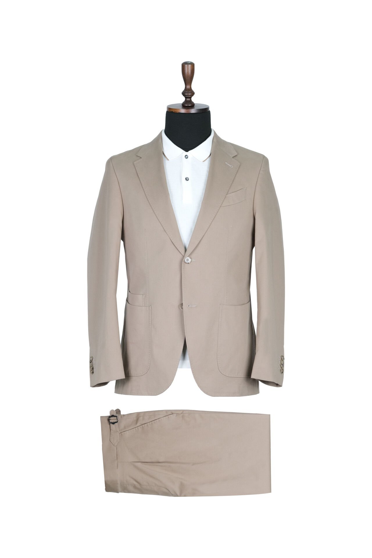 Light Brown Cotton Suit