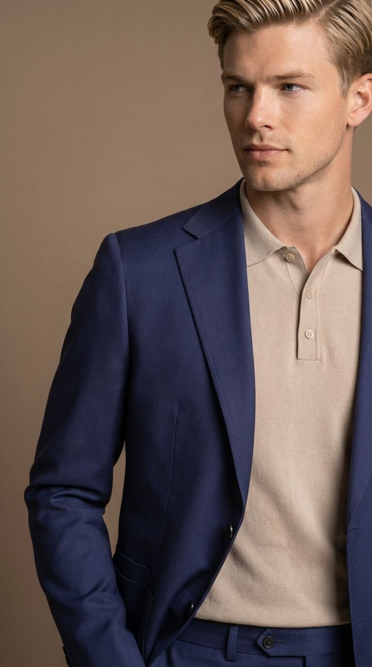 LACİVERT KOTON TAKIM ELBİSE