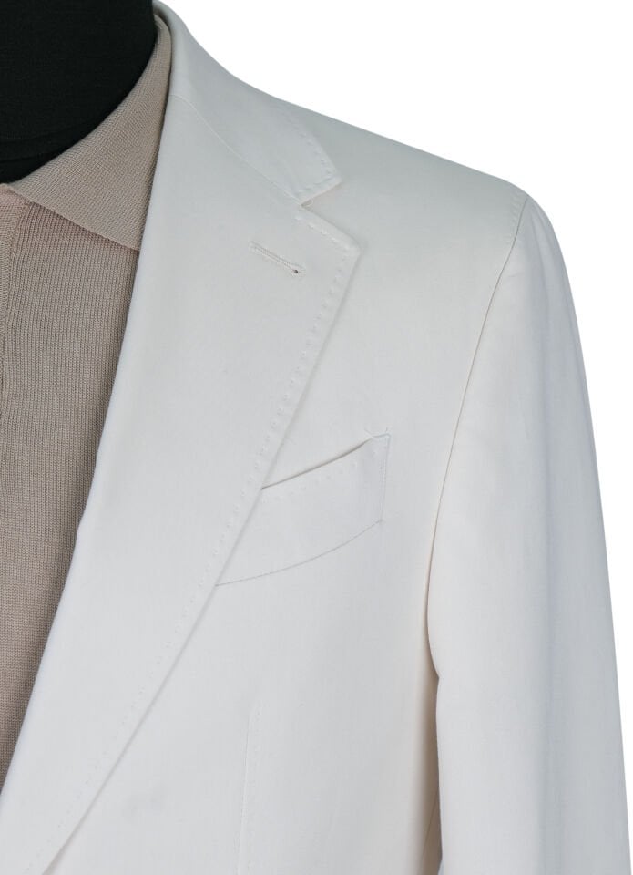 Off-White Cotton Suit