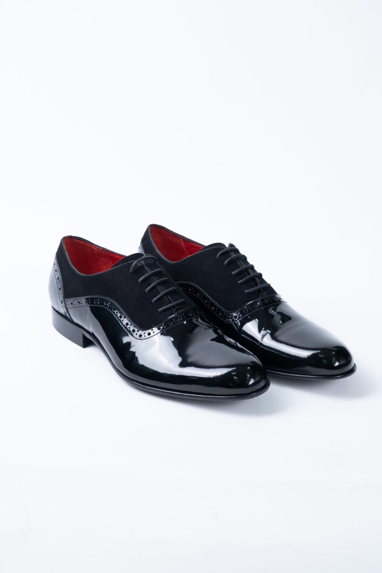 Lace Up Patent Leather Black Shoes- Bağcıklı Siyah Rugan